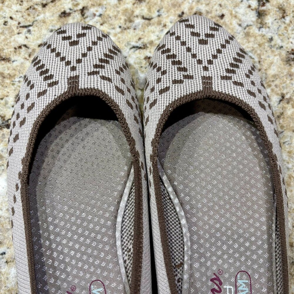 Women's Skecher Cleo 2.0 Air Cooled Memory Form Ballet Flats - Size 7.5 - Picture 10 of 13